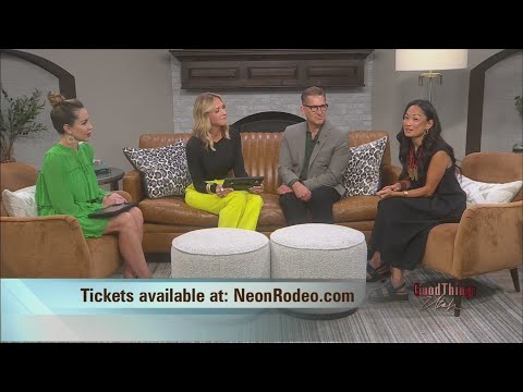 Sindee and Neon Rodeo guests interviewed in the ABC4 Utah studio